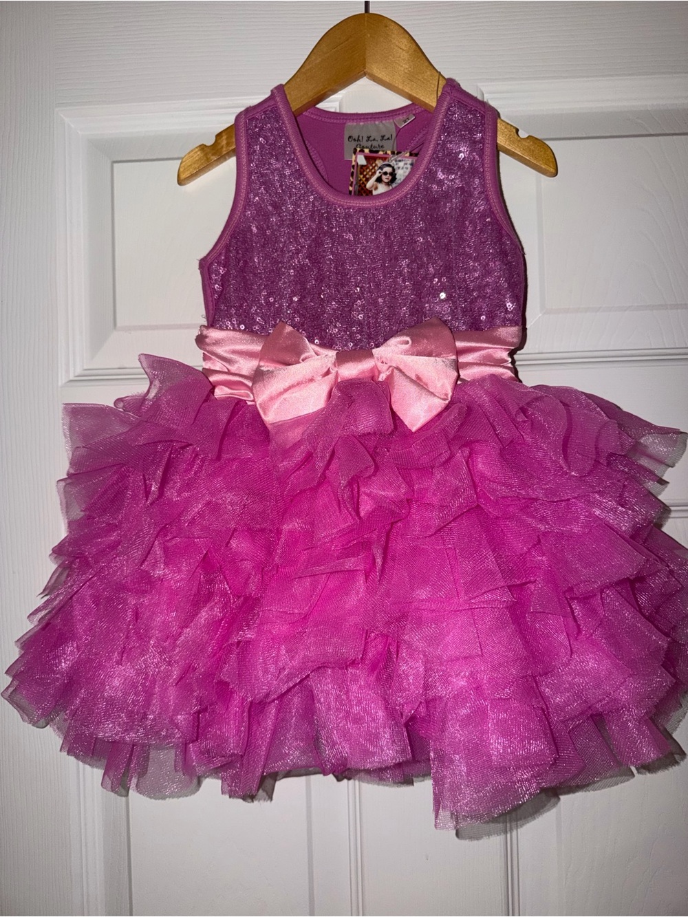 Ooh! La, La! Couture NWT 2T Wow Dream Dress Lavender Sequin Pettidress Birthday